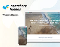 NEARSHOREFRIENDS - Website design