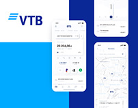 VTB bank concept mobile application