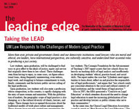 Newsletter  - "The Leading Edge"