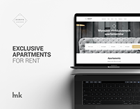 OOMPH Apartments - website design