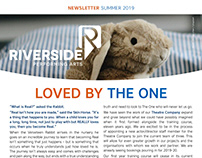 Riverside Performing Arts: design for print