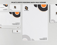 Projeto Grafico Marca Paulo Designer