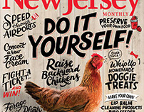 Cover Lettering for New Jersey Monthly Magazine
