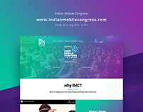 IndianMobileCongress - Website Design