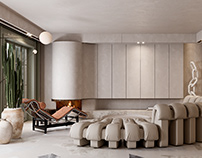 Levent L House//Livingroom Design