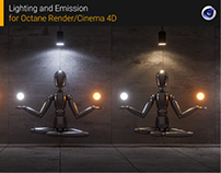 Lighting and Emission in Octane Render for Cinema 4D