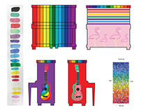 Colours – Street Pianos Rainbow Style