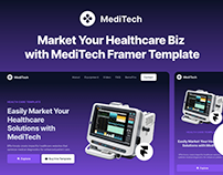 MediTech Framer Template