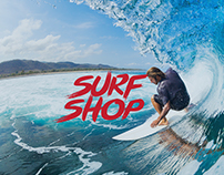 Surf Shop Visual identity