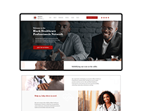 Black Healthcare Professionals Network website design