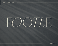 Footle gentle serif font
