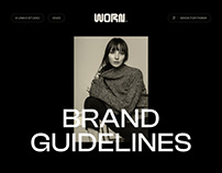 WORN© — Brand Guidelines Template