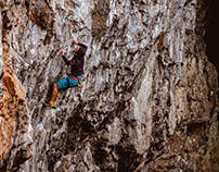 Rock climbing in Moravian Karst