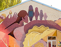 Mural in Zaporizhia