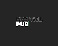 Visual identity for Digital pub conference