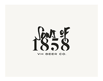 Sons of 1858 - Craft Beer Branding, Naming, & Design