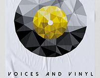 Voices & Vinyl Event Poster