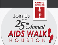 Crisis Intervention of Houston AIDS Walk promotion 2014