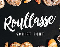 FREE | Roullasse Bold Script Font