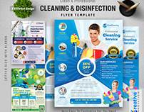Disinfecting and Cleaning Services Flyer