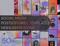 Social Media Templates & Highlights Icons