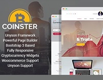 Coinster - Mining and Cryptocurrency Exchange WordPress