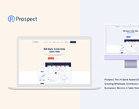 Prospectsoft.com Landing page Design