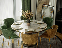 Neoclassical Dining Room