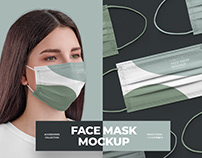 Mockups Face Mask + 2 Free