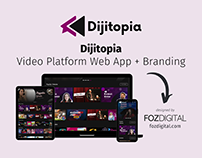 Dijitopia - Web App Video Platform + Branding