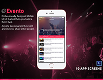 Event Mobile App - EVENTO