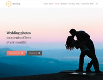Landing Page - Wedding WordPress Theme
