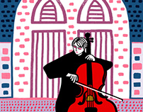 [Illustration] The Cellist