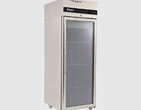 Inomak CB170CR Single Glass Door Freezer