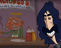 Frank Zappa animated (St Alfonzo's pancake breakfast)