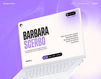 Barbara Scerbo Portfolio - UX/UI, Development