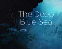 The deep blue sea. Underwater matte painting project