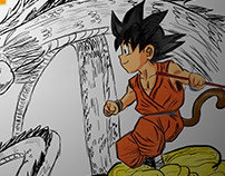 DragonBall Kid Goku Art