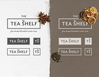 The Tea Shelf branding