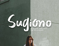 Sugiono free font for commercial use