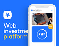 UI/UX - Web investment platform