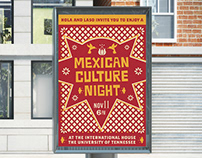 Mexican Culture Night Event Poster