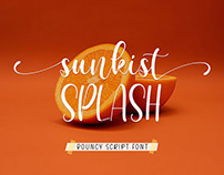 Sunkist Splash Script Font