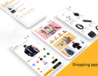 Shopping App - Web & Mobile UI Design