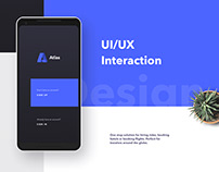 Atlas Mobile App UI Design
