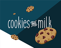 cookies and milk - A free handwritten font