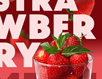 Food Objects / Restaurant Strawberry Menu.