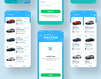 Car Leasing App UI Kit Design