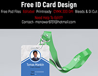 Printable ID Card Design FREE