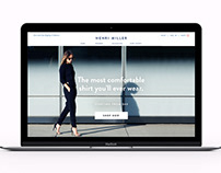 Henri Miller – fashion startup branding & web design